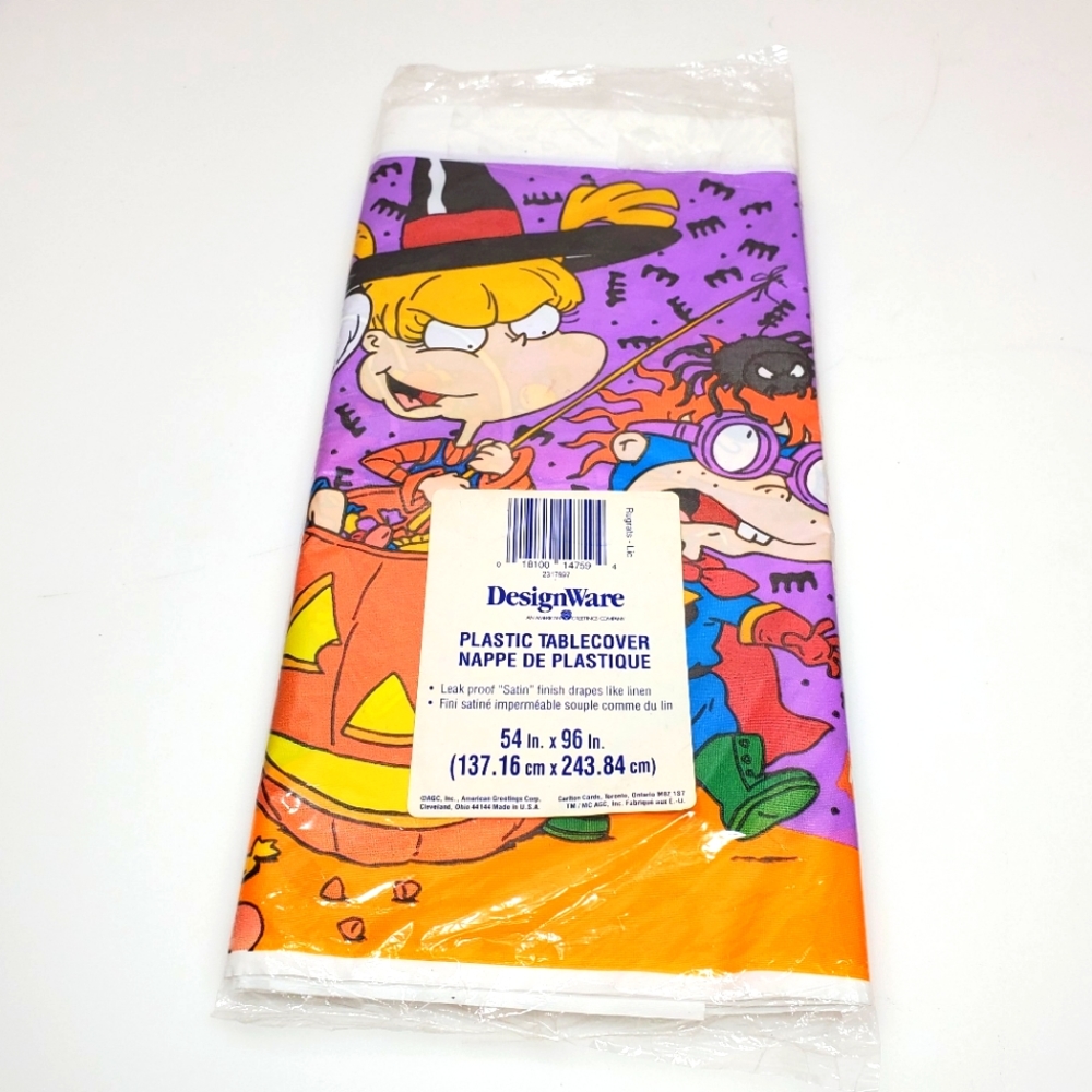 Vintage Halloween Rugrats table cover